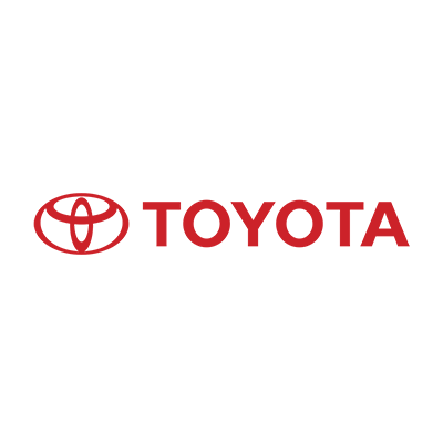 A red toyota logo on top of a white background.